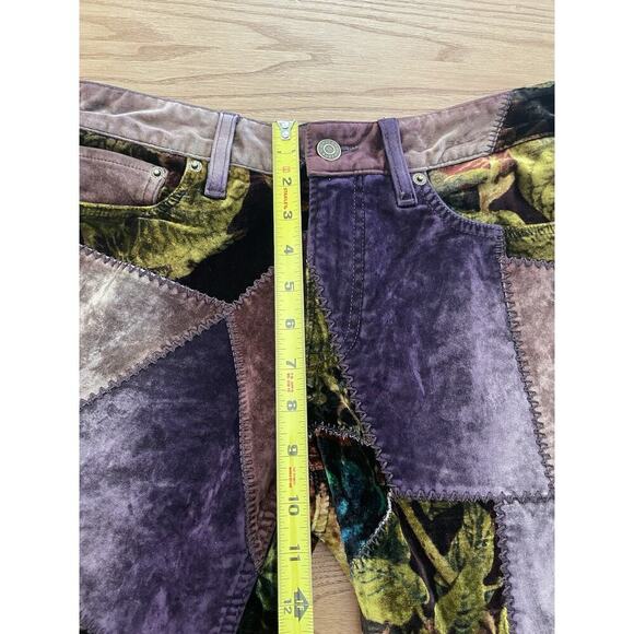 Ralph Lauren Collection Purple Label Patchwork 160 Slim Denim Jean 26 Velvet $3k - Picture 10 of 15